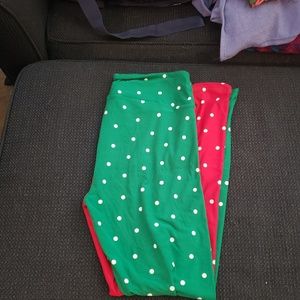 LuLaRoe TC 2017 Christmas Leggings